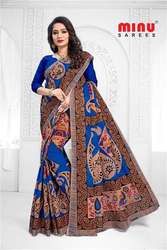 Manufacturer & wholesaler of Minu Cotton Printed Designer Butik saree