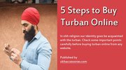 5 Steps to Buy Turban Online 