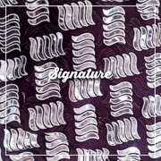 Buy Solid Dark Purple Chiffon Fabric With Aplic Work at MK SIGNATURE 