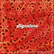 Buy Fire Orange Net Fabric With Thread and Sequence at MK SIGNATURE 