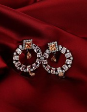 Exclusive collection of chandbali gold earrings at Low Price .