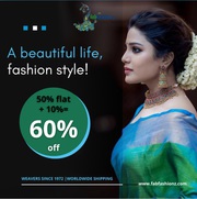 60% OFF on Pure Silk Sarees