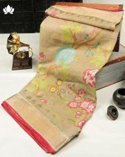 Pure Khadi Handloom Saree Online at Brand Mandir