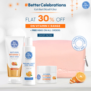 Flat 30% Off on Vitamin C Range + Free Minis - The Moms Co.