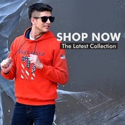 Regular Fit Hoodie Sweatshirt For Men