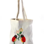 Cotton Beach Bag Bee Flower Printed