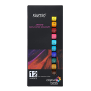 Brustro Artists' Gouache Paints | Pack of 12 | 12ml Tube