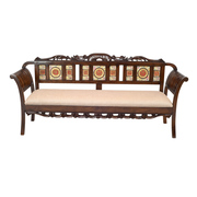 3 Seater Wooden Sofa