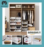 Malasart Wardrobe Organizer Multi Purpose Plastic Organizers For Offic