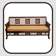 3 Seater Wooden Sofa