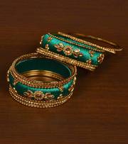 Buy latest design silk thread bangles online