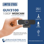 Grandstream GUV3100 Full HD USB Webcam Camera
