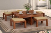 Center/Coffee table with 4 stool at just Rs.12000