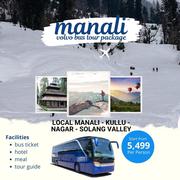 Book Manali Volvo Bus Tour Package online!