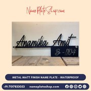 Get the Best Quality Matt Finish Nameplates With Affordable Prices At 
