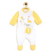 Printed Long-Sleeve Babysuit White for Infant online at Chicco