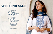 Weekend Sale Minimum 50% OFF + Extra 10% OFF