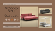 Get Your Premium Custom Furniture Bangalore Online At Wooden Sole