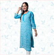 Amorenmore has brought Fashion Fusion Online Lucknowi Chikankari Kurta