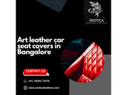 Art leather car seat covers in Bangalore