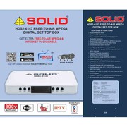 SOLID HDS2X-6165 H.265 10Bits HEVC DVB-S2X FullHD FTA Set-Top Box
