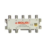 Solid 8-Way Splitter - 8-Way Power pass