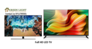 Frameless android led TV: Green Light