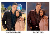 Hand Painted Portrait Painting Artist Near Delhi NCR