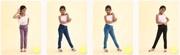 Stylish & Stretchy Jeggings for Girls | Go Colors