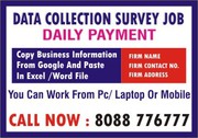 Bangalore Survey Jobs | Home Based Survey Jobs | Daily Income | 5041