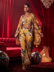 Rose Tiara Floral Cape – Trendy Party Outfit for Women