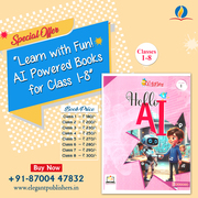 Hello AI – AI-Powered Smart & Fun Learning Books for Classes 1–8