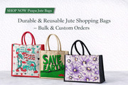 Durable & Reusable Jute Shopping Bags