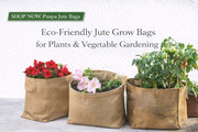 Eco-Friendly Jute Grow Bags for Plants & Vegetable Gardening