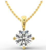 Classic 0.5 Ct Solitaire Lab Grown Diamond Pendant | Lab Grown Diamond
