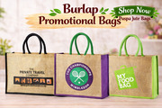 Burlap Promotional Bags | Eco-Friendly & Customizable