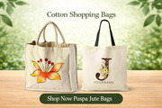 Reusable Cotton Shopping Bags for Grocery & Daily Use