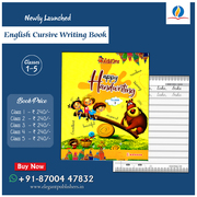 Happy Handwriting – English Cursive Writing Book for Classes 1–5