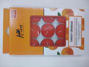 Tealight Candles Scented Tangy Orange- AARYAH DECOR